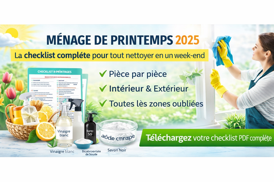 Ménage de printemps 2025 : la checklist complète pour tout nettoyer en un week-end - Belka Pros®