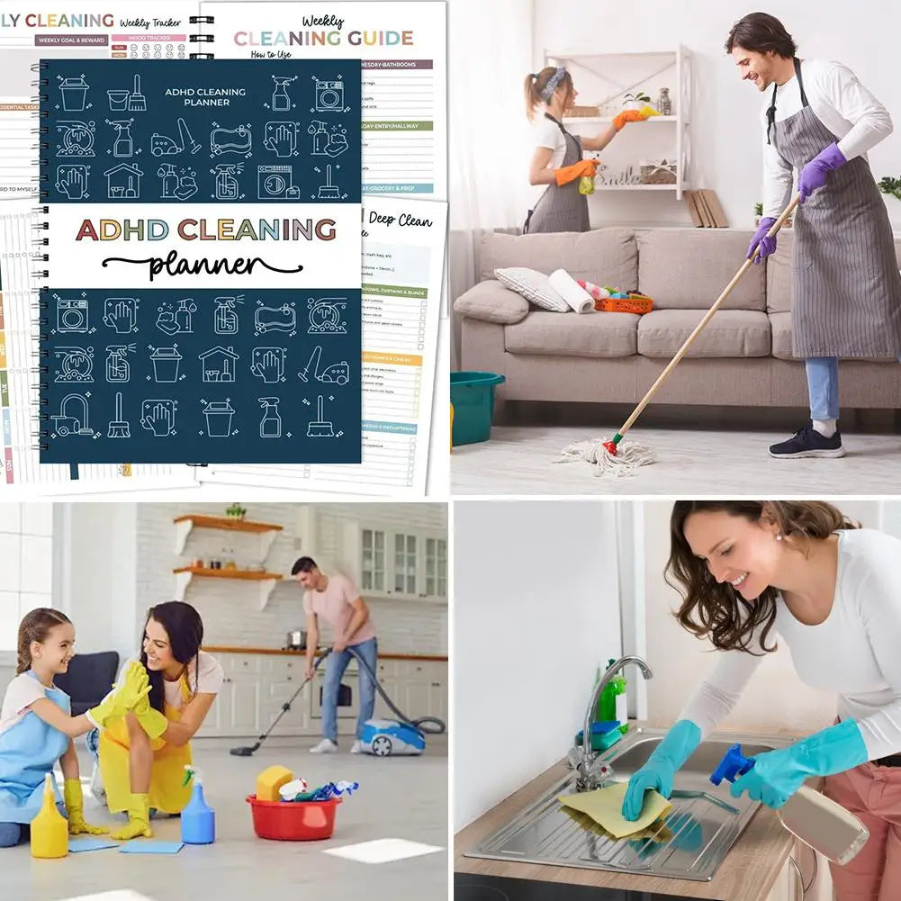 BelkaMinds™ ADHD Cleaning Planner