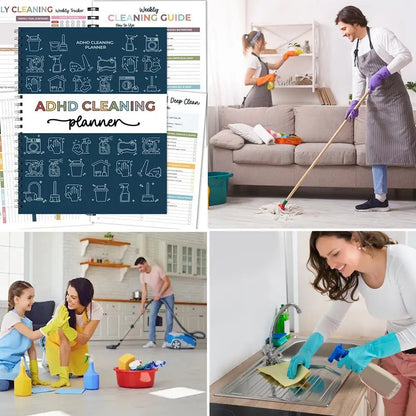 BelkaMinds™ ADHD Cleaning Planner