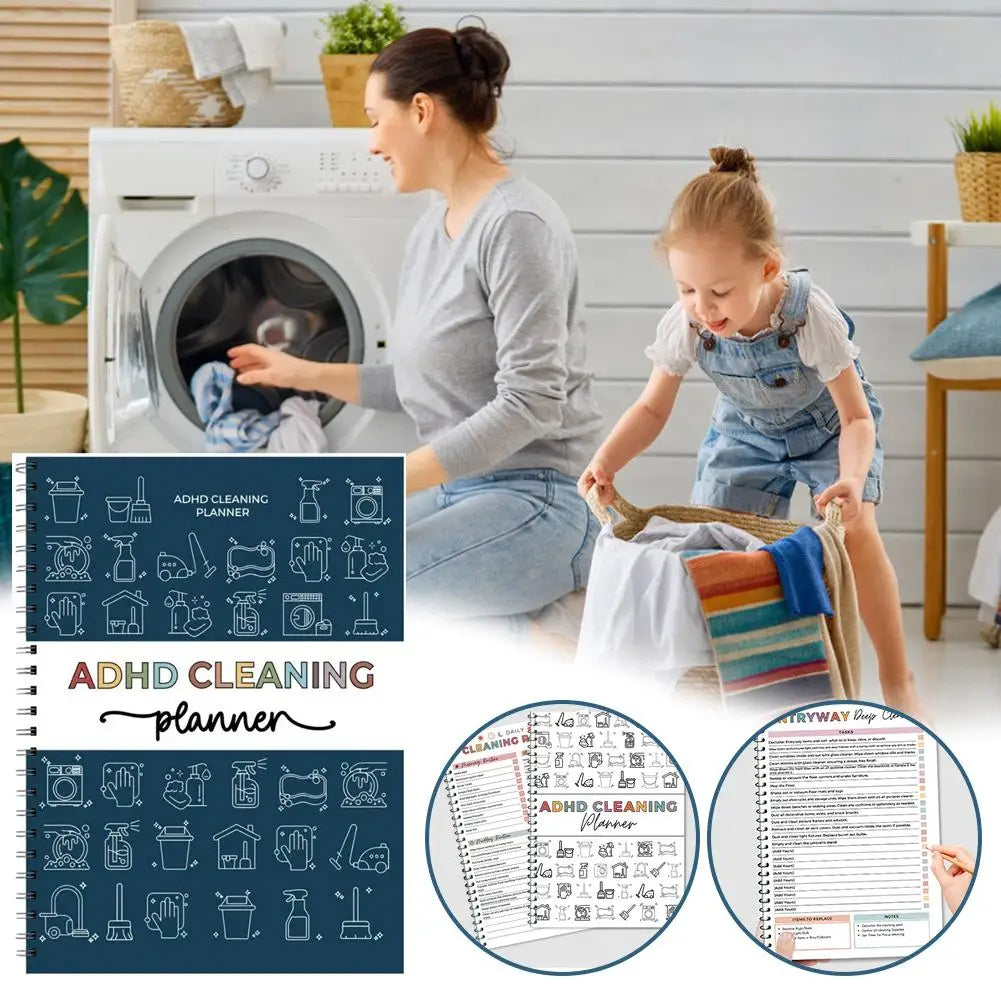 BelkaMinds™ ADHD Cleaning Planner