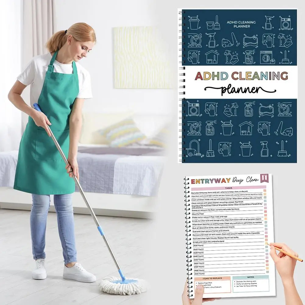 BelkaMinds™ ADHD Cleaning Planner