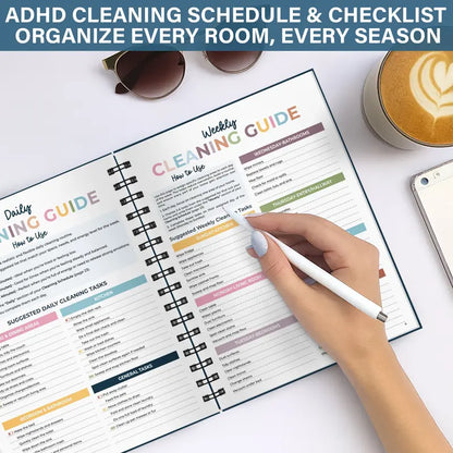 BelkaMinds™ ADHD Cleaning Planner