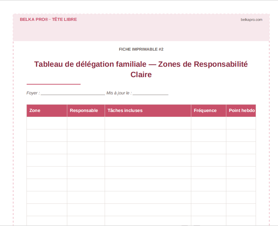 Tête Libre — Le système complet pour arrêter de tout porter seule - Belka Pros®
