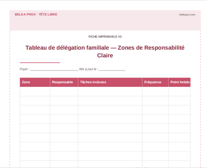 Tête Libre — Le système complet pour arrêter de tout porter seule - Belka Pros®