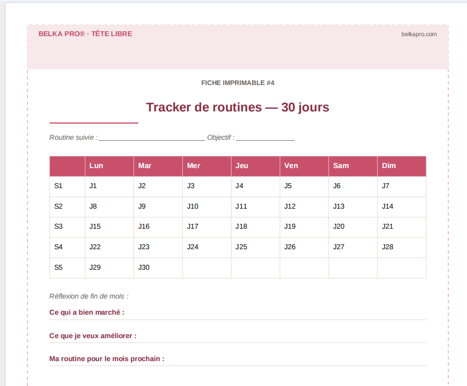 Tête Libre — Le système complet pour arrêter de tout porter seule - Belka Pros®